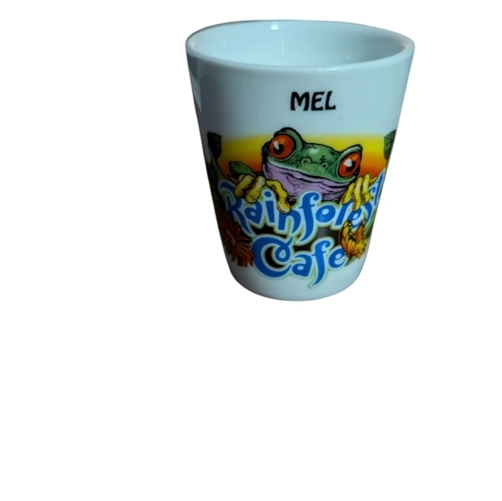 Rainforest Cafe Mel Souvenir Shot Glass (EUC)